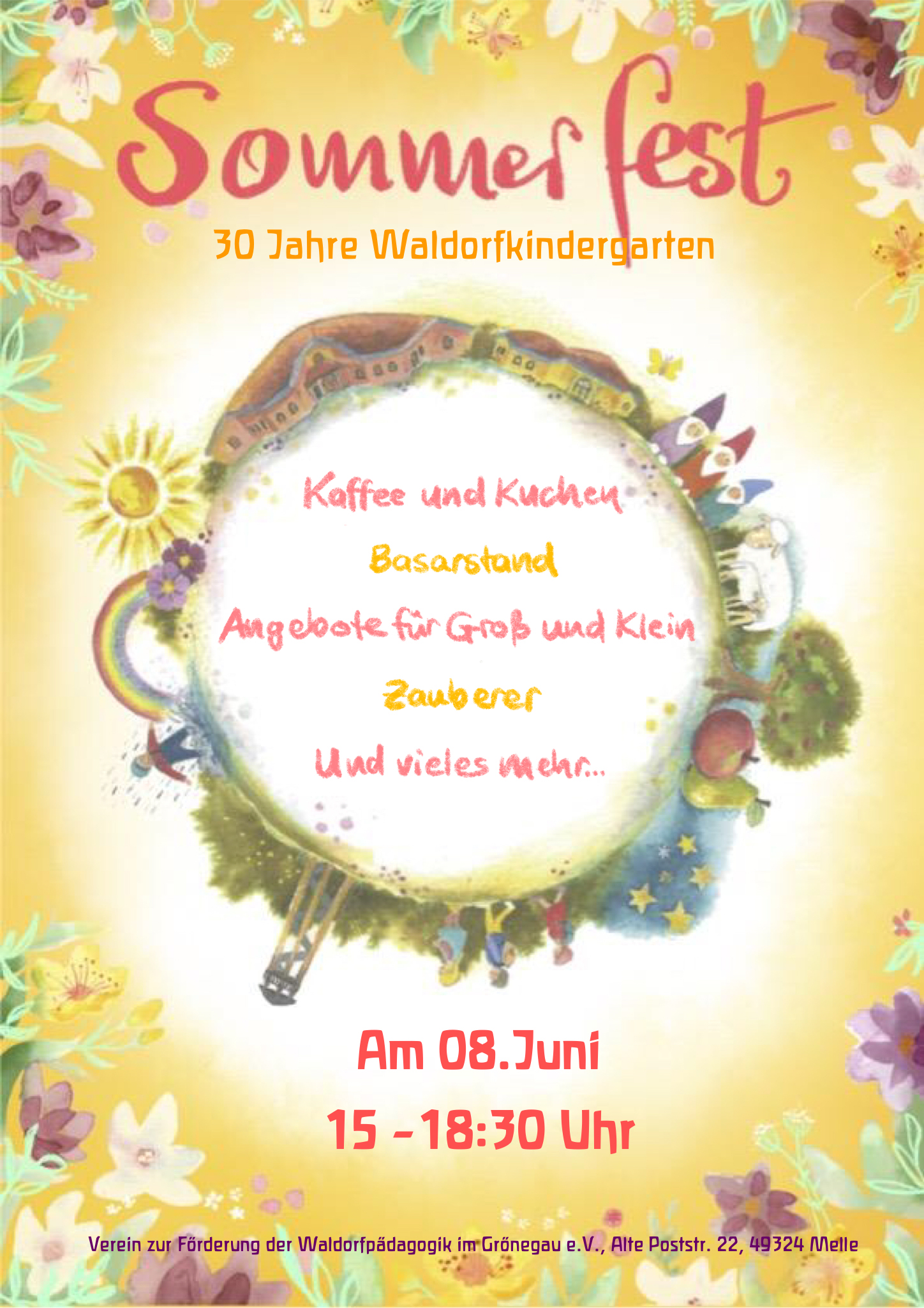 Sommerfest 30 Jahre Waldorfkindergarten Melle